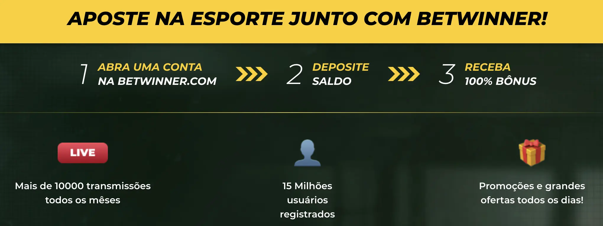 Bônus de Cadastro Betwinner Moçambique